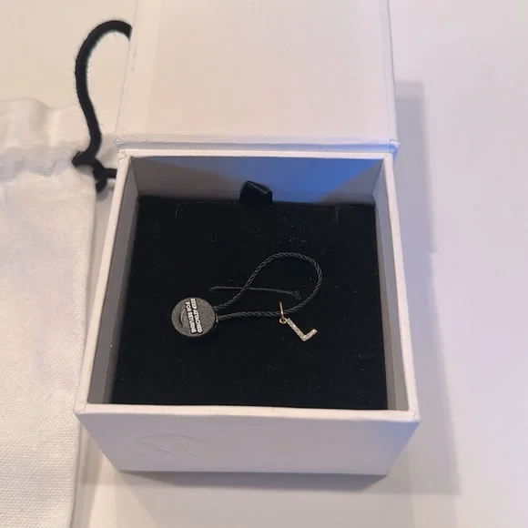 Mejuri Diamond Initial Letter Charm - Picture 5 of 7